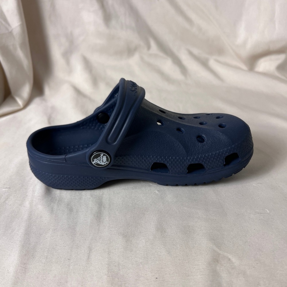 Crocs Kids Classic Clog Navy Blue Slip On Water Shoes Size 12 C 13